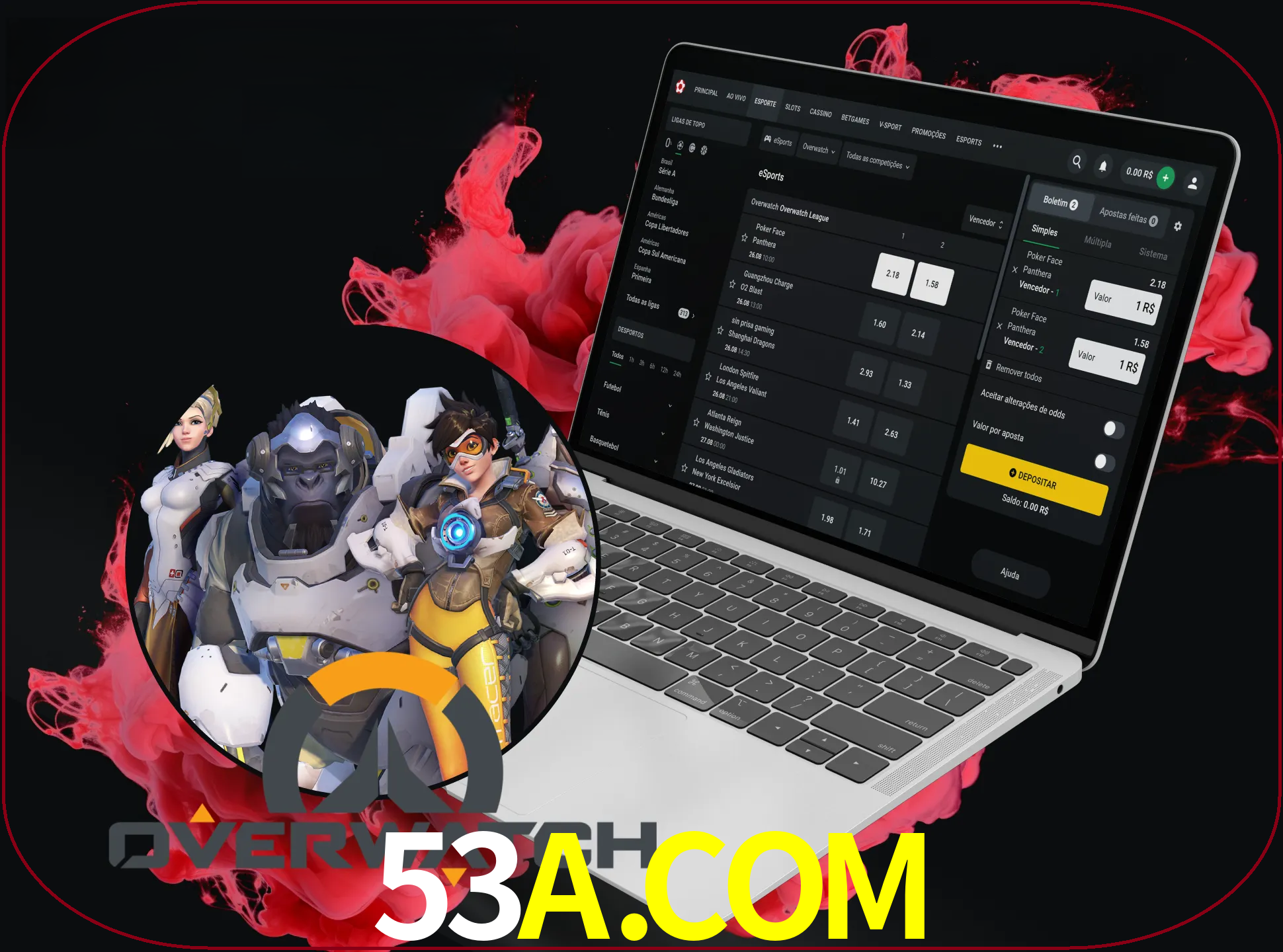 Os fãs deste fantástico jogo apreciarão a abundância de jogos e podem também ganhar dinheiro real apostando no 53a.