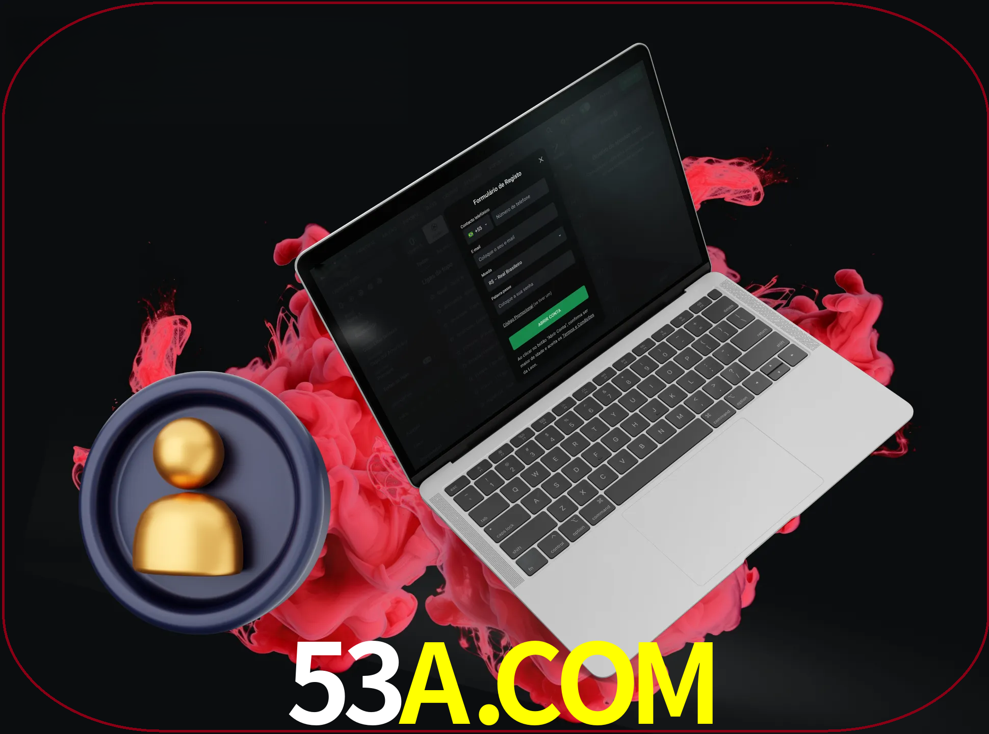 No cabeçalho do site 53a, clique no botão que o levará a um formulário especial onde terá de introduzir as suas informações actuais.